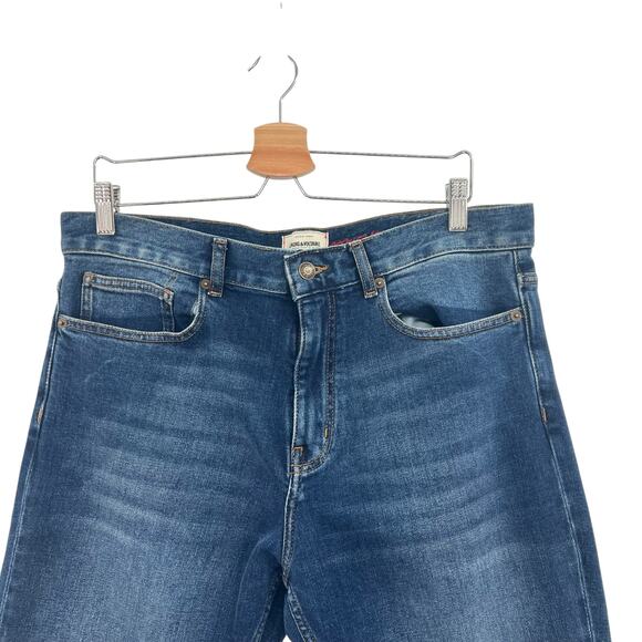 Zadig & Voltaire Steeve‎ Jeans Pants Denim Eco Medium Blue Wash Size 33 - Picture 3 of 14